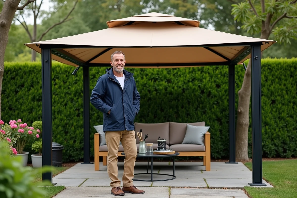 Gazebos résistants au vent : les meilleurs choix