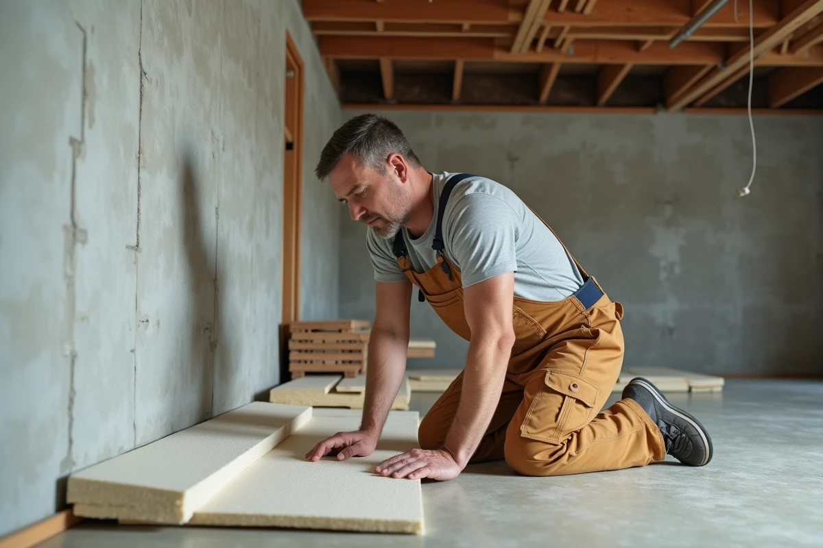 Isolation optimale pour un sous-sol enterré